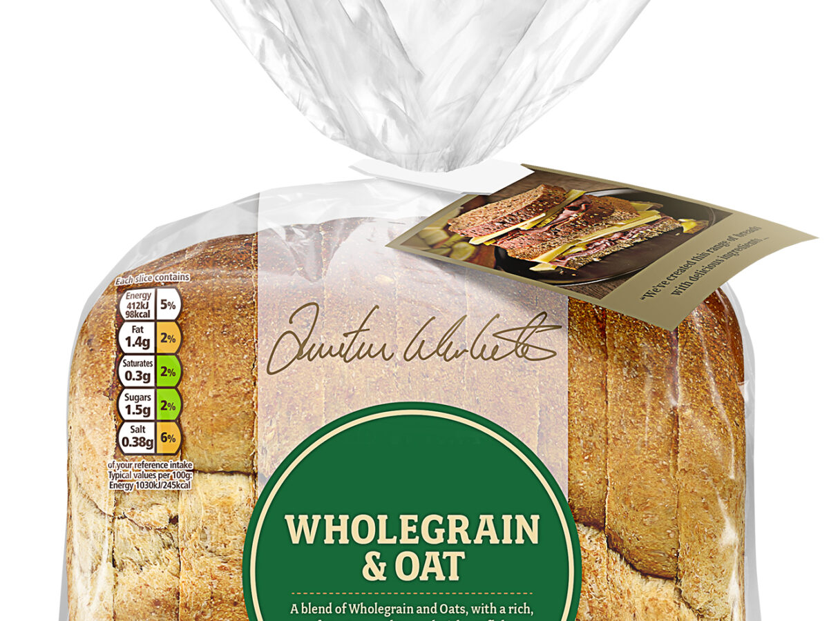 Wholegrain Oat 400g Wholemeal Bread Warburtons