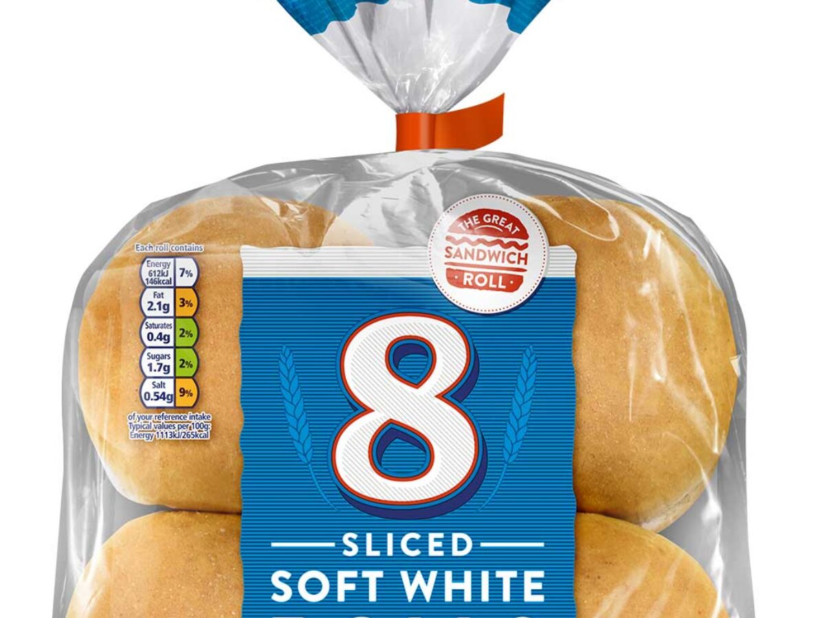 8 Sliced White Rolls White Bread Rolls And Buns Warburtons