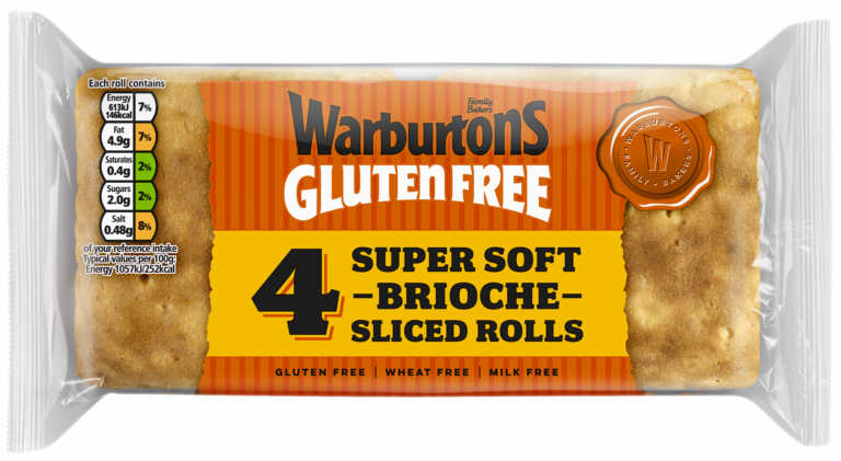 Warburtons Gluten Free Brioche Rolls