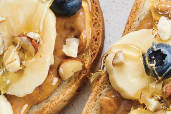 Warburtons Gluten Free Peanut Butter and Banana on Toast