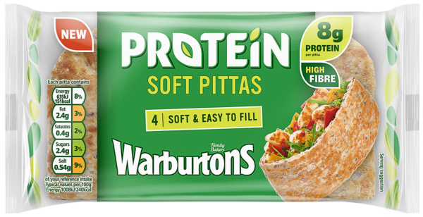 Soft protein pitta